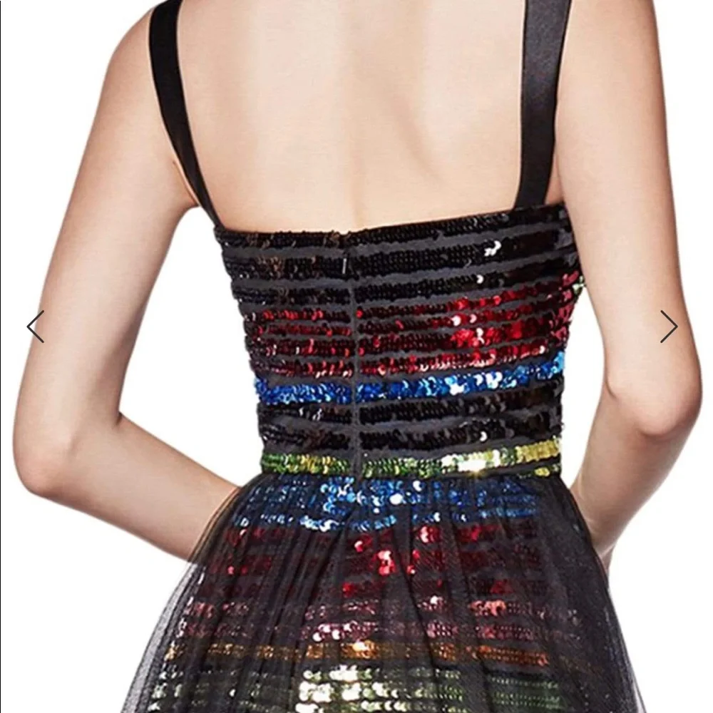 Multi-Colored Sequin Gown by Cinderella Devine - Picture 3 of 6